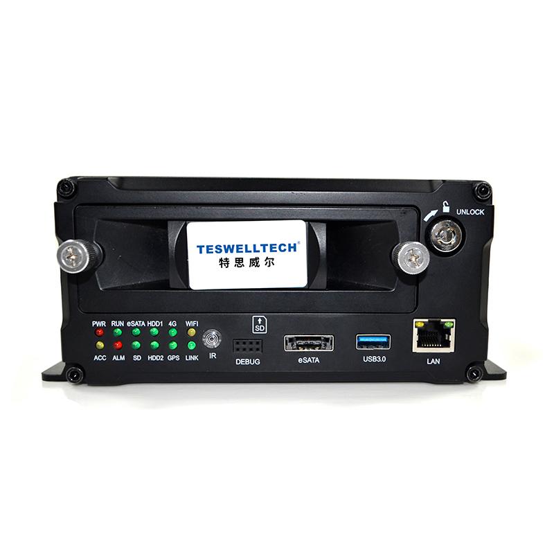 4CH Dual HDD 1080P Vehicle Mobile DVR