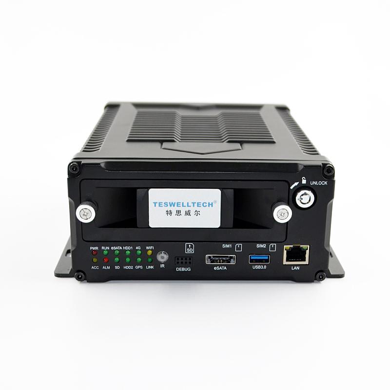  12CH Dual HDD 1080P Vehicle Mobile DVR